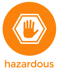 hazardous product icon