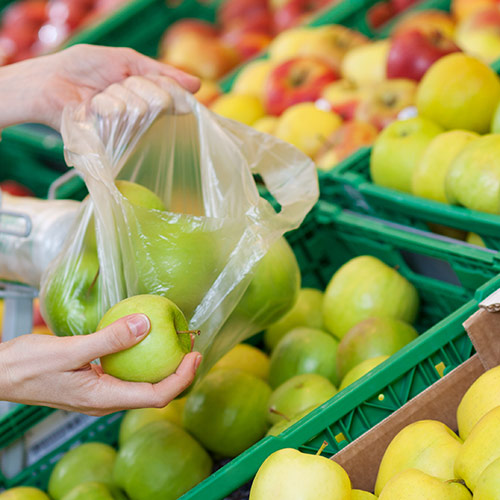 plastic bag grocery store